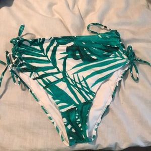 High waisted bikini bottoms